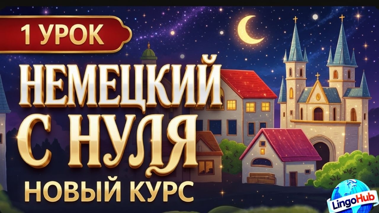 НОВЫЙ ПОЛНЫЙ КУРС: ПЕРВЫЙ УРОК : Приветствия – Начни говорить по-немецки сегодня!