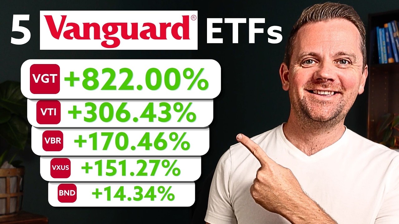 5 лучших ETF от Vanguard для достижения F.I.R.E. (ранний выход на пенсию!)
