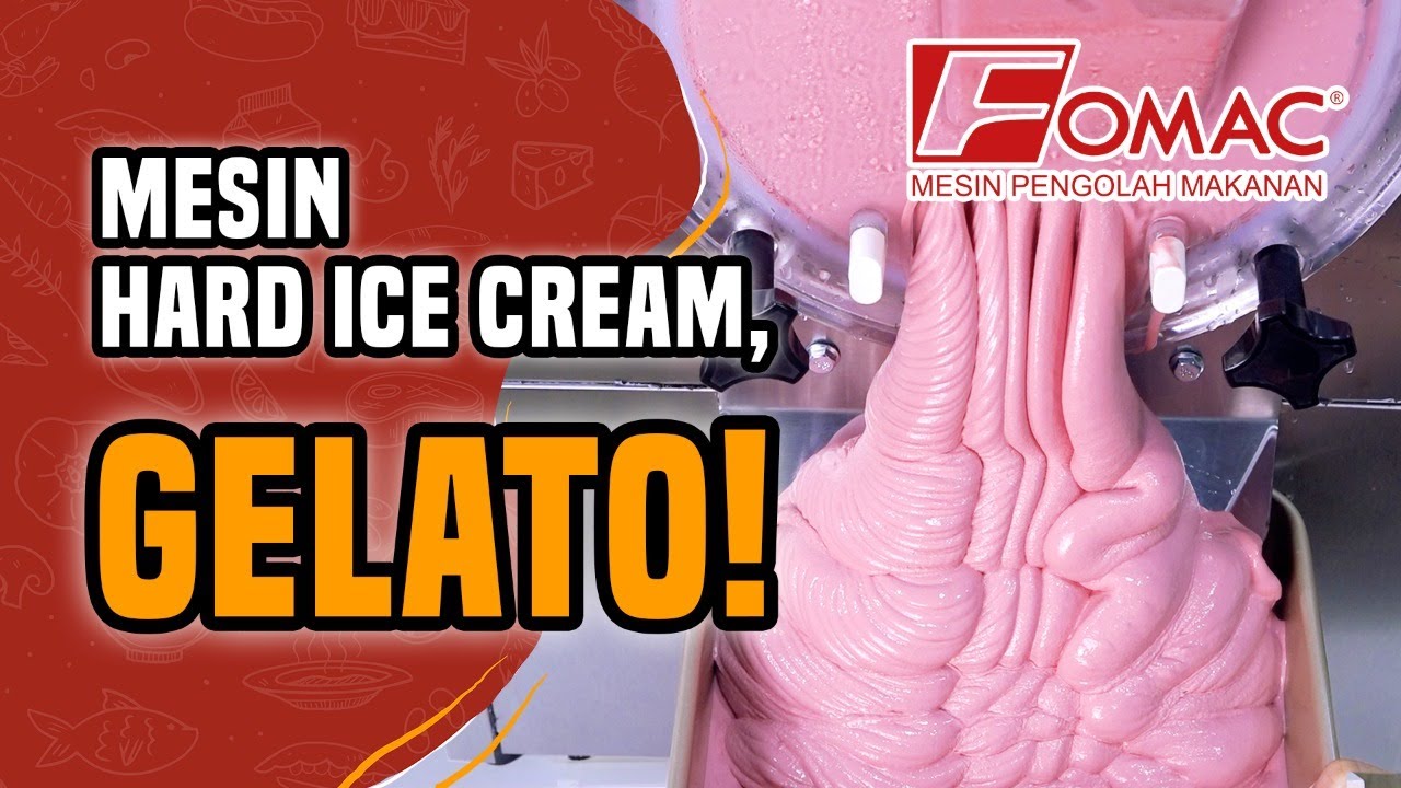 Mesin Pembuat Es Krim Keras, C*mpina, W*lls, Gelato Juga bisa| Mesin Hard Ice Cream ICR-BK1215 FOMAC