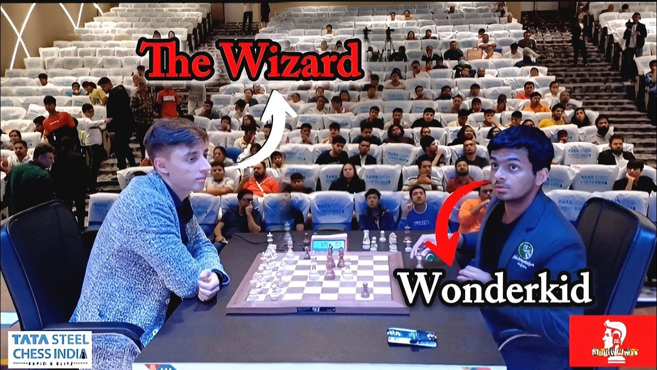 Dubov failed to penetrate Nihal Sarin's solid defense | Tata Steel Chess India 2024, Round 3 