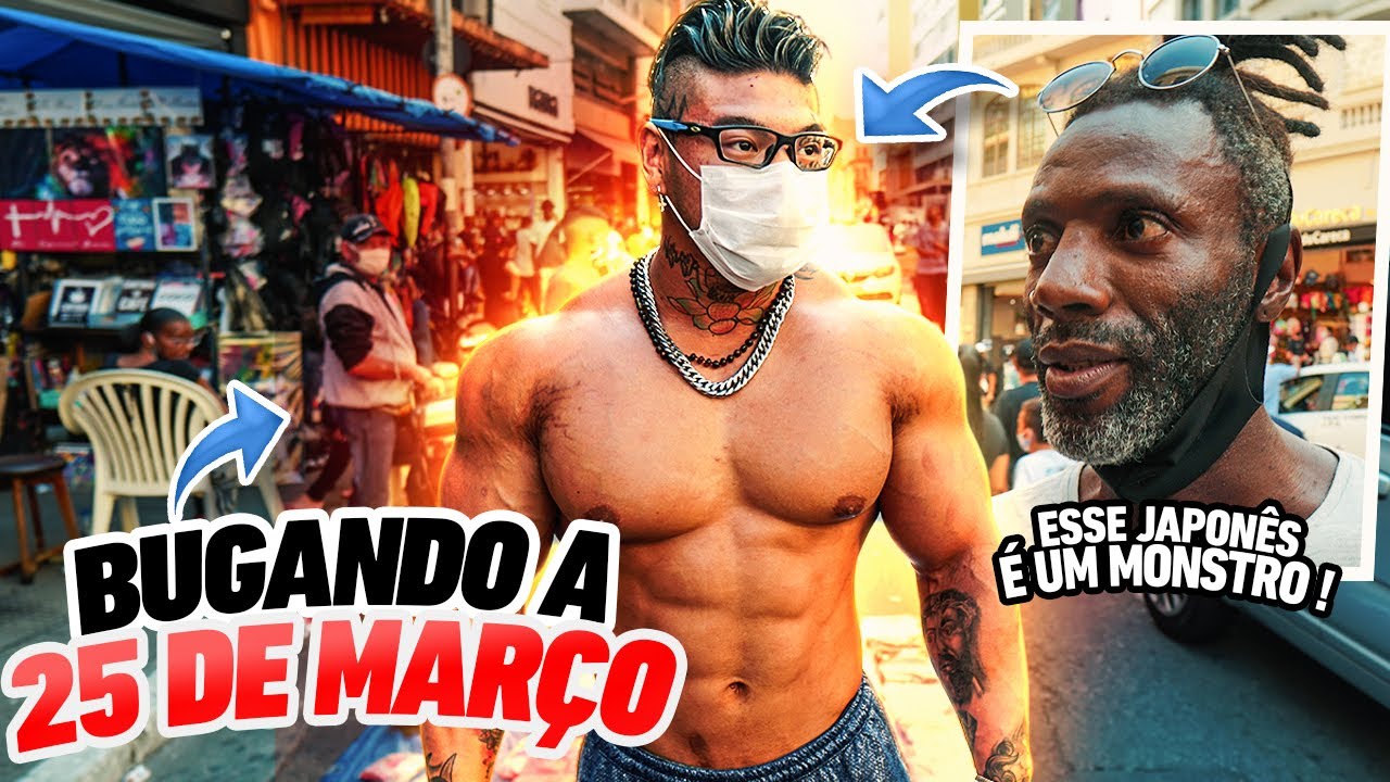 JAPA MORFO PAROU A 25 DE MARÇO *Ele ficou sacado no meio de todo mundo*