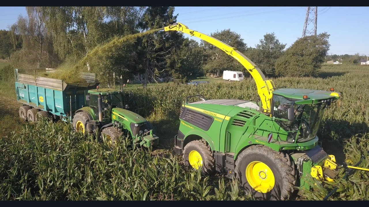 Ensilage de maïs ETA Maretheu 9600 i John Deere