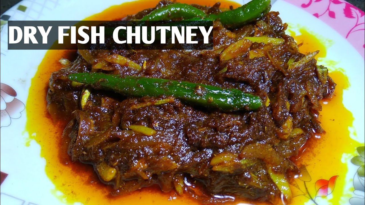 bengali shidol chutney recipe | dry fish chutney bengali style | shidol shutki