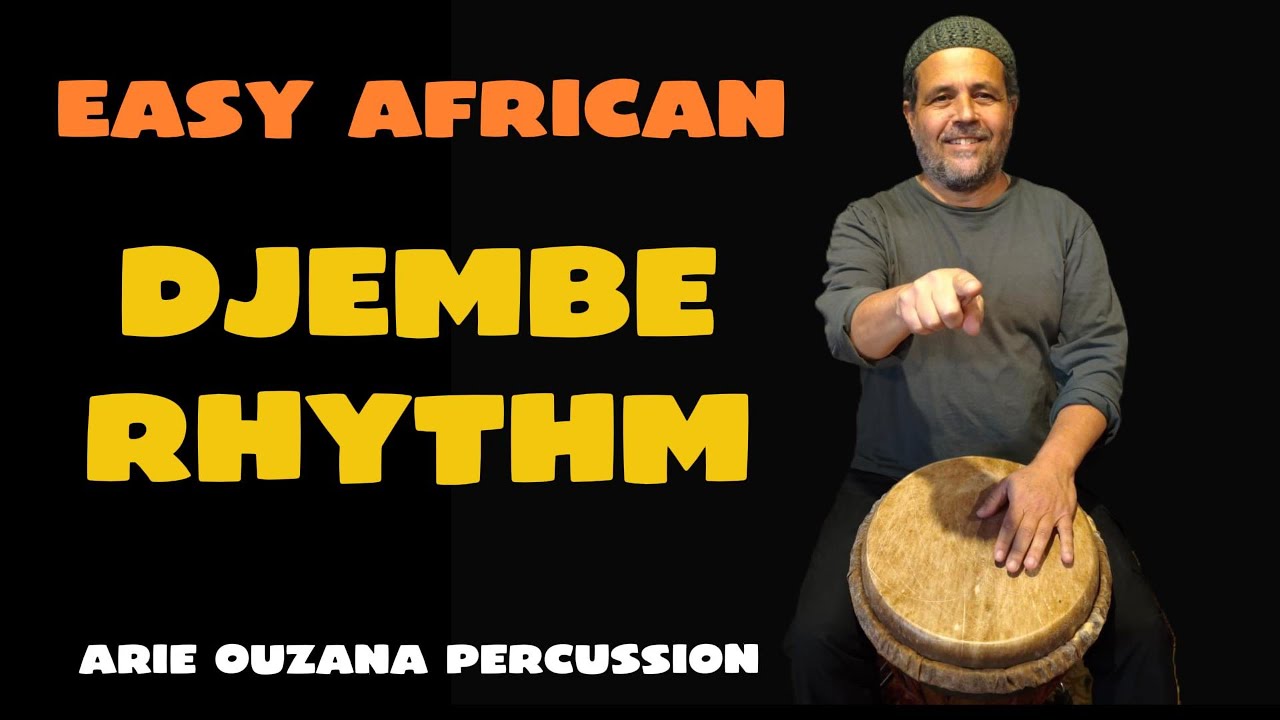Easy African Djembe Rhythm Step by Step| Arie Ouzana Percussion