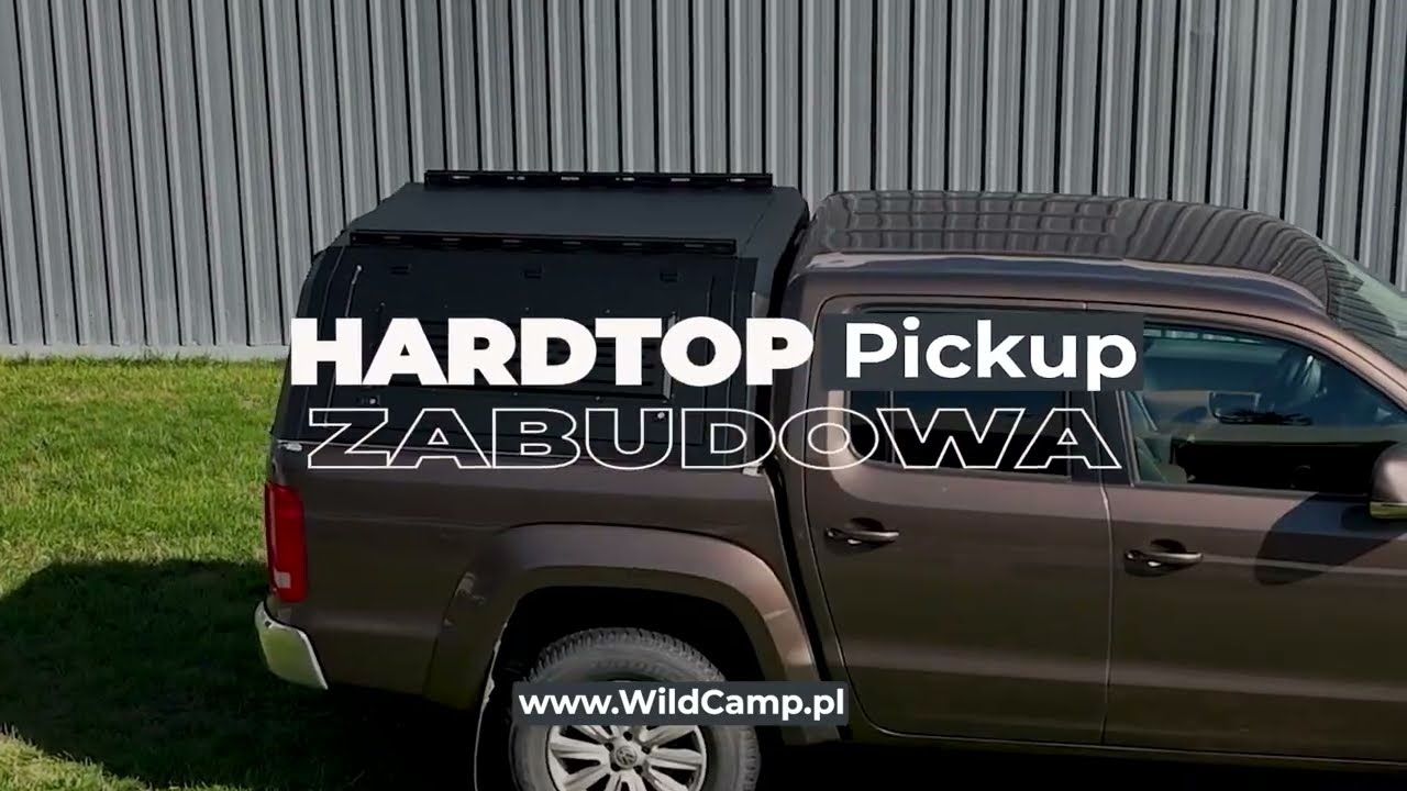Hardtop do pickupa – profesjonalna zabudowa skrzyni ładunkowej | WildCamp