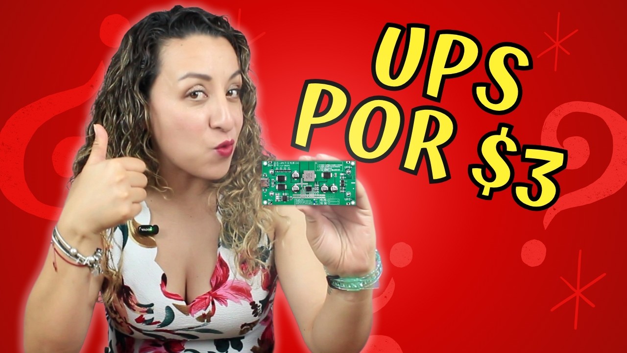 El UPS más BARATO que puedes hacer (no se reinicia con apagones)