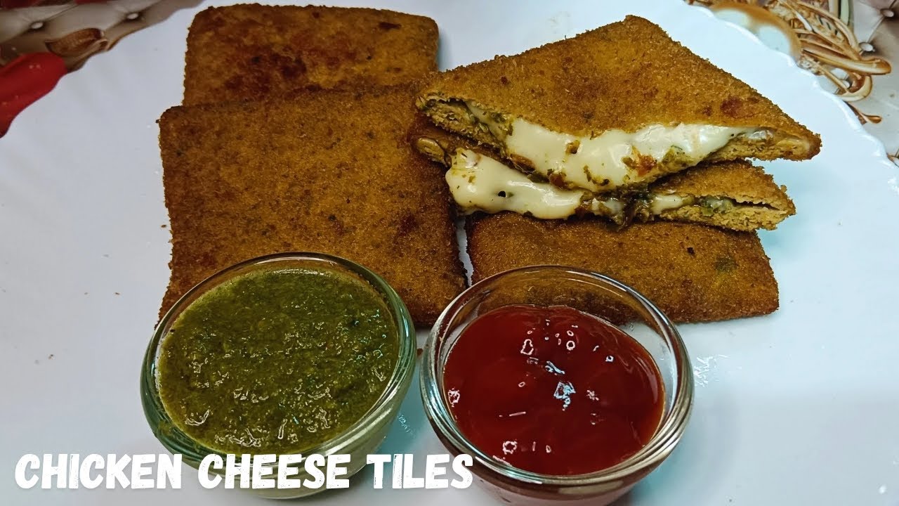 Chicken Cheese Tiles | Chicken Crunch | Ramzan Recipes | Mubeen Taj's Kitchen 