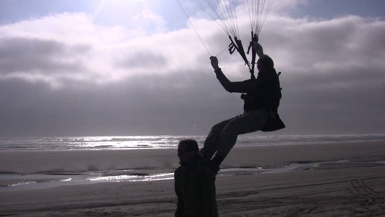 Extreme Glider Control In High Winds!  Paragliding Master SuperDell Gets 