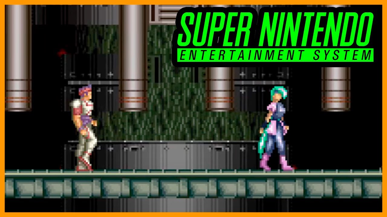SNES Gameplay - Run Saber [2 Players]