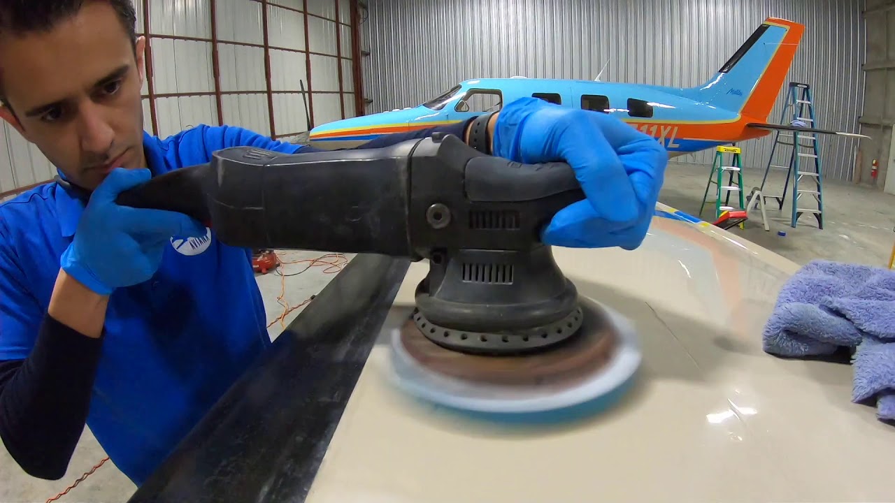 VLOG 016 - Old school cool! 1984 PA46 Piper Malibu Extensive paint restoration and ceramic coating