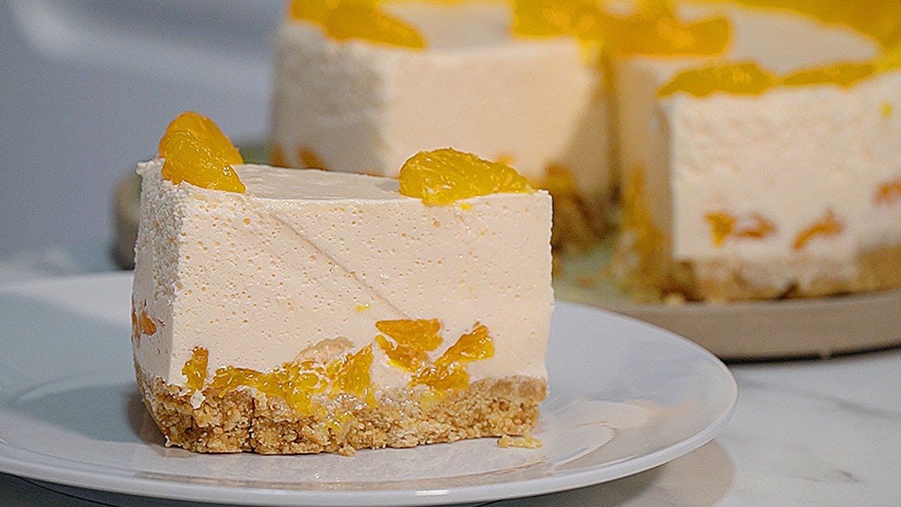 Orange 10 Min Dessert not a Cheesecake 5 ingredient Delight