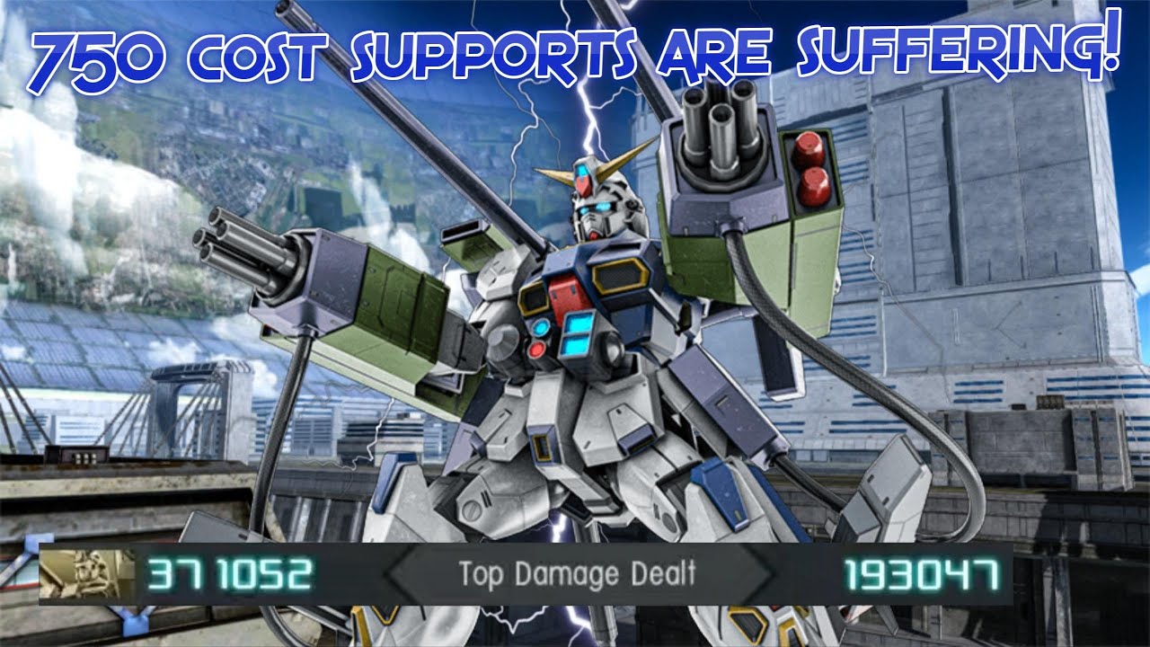 GBO2 Gundam F90 S Type (Post-Buff): 750 cost supports are suffering!