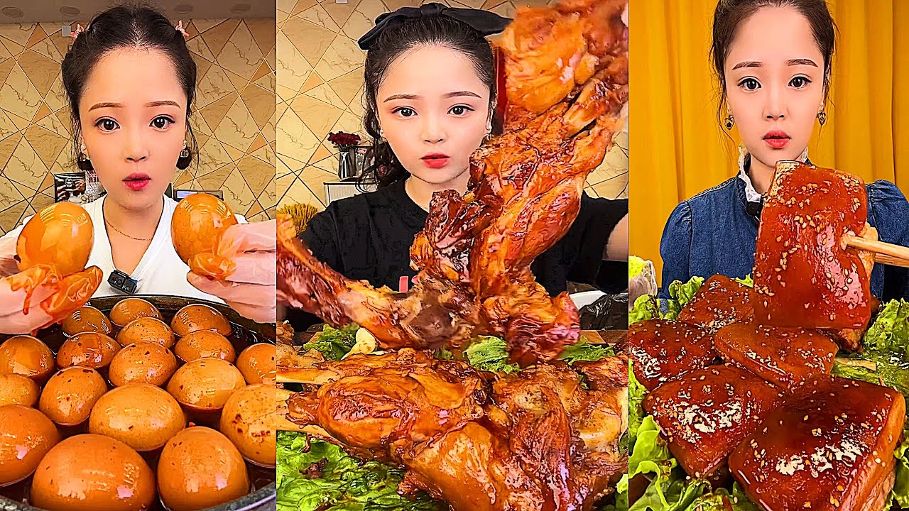 ASMR MUKBANG spicy Pork Bellly Soothing Sounds While Enjoying Delicious 먹방 모음이 팅쇼 리얼 사운드 #429