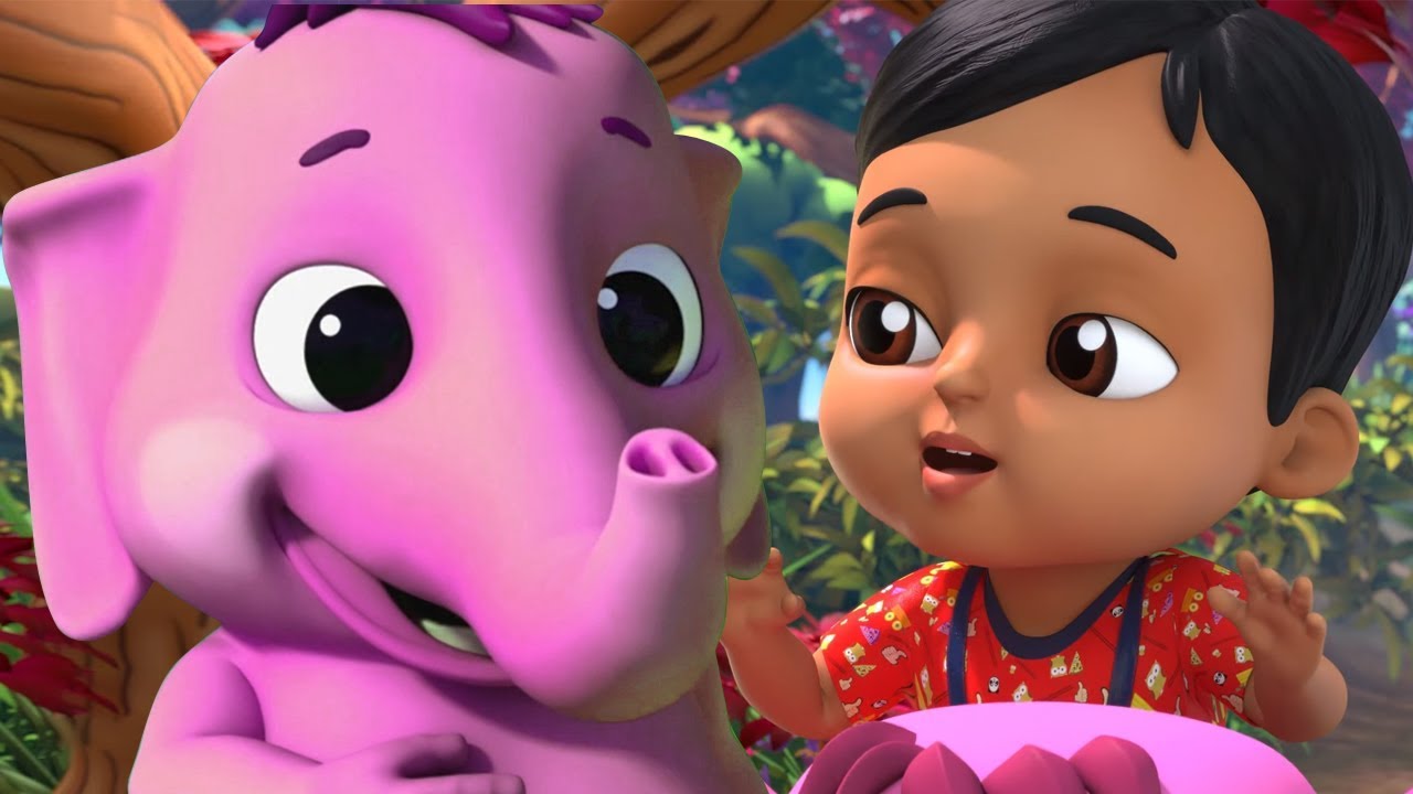 Ek Mota Hathi Sheher Ko Chala | Rhymes in Hindi | एक मोटा हाथी | Hindi Rhymes | Baby Songs Hindi