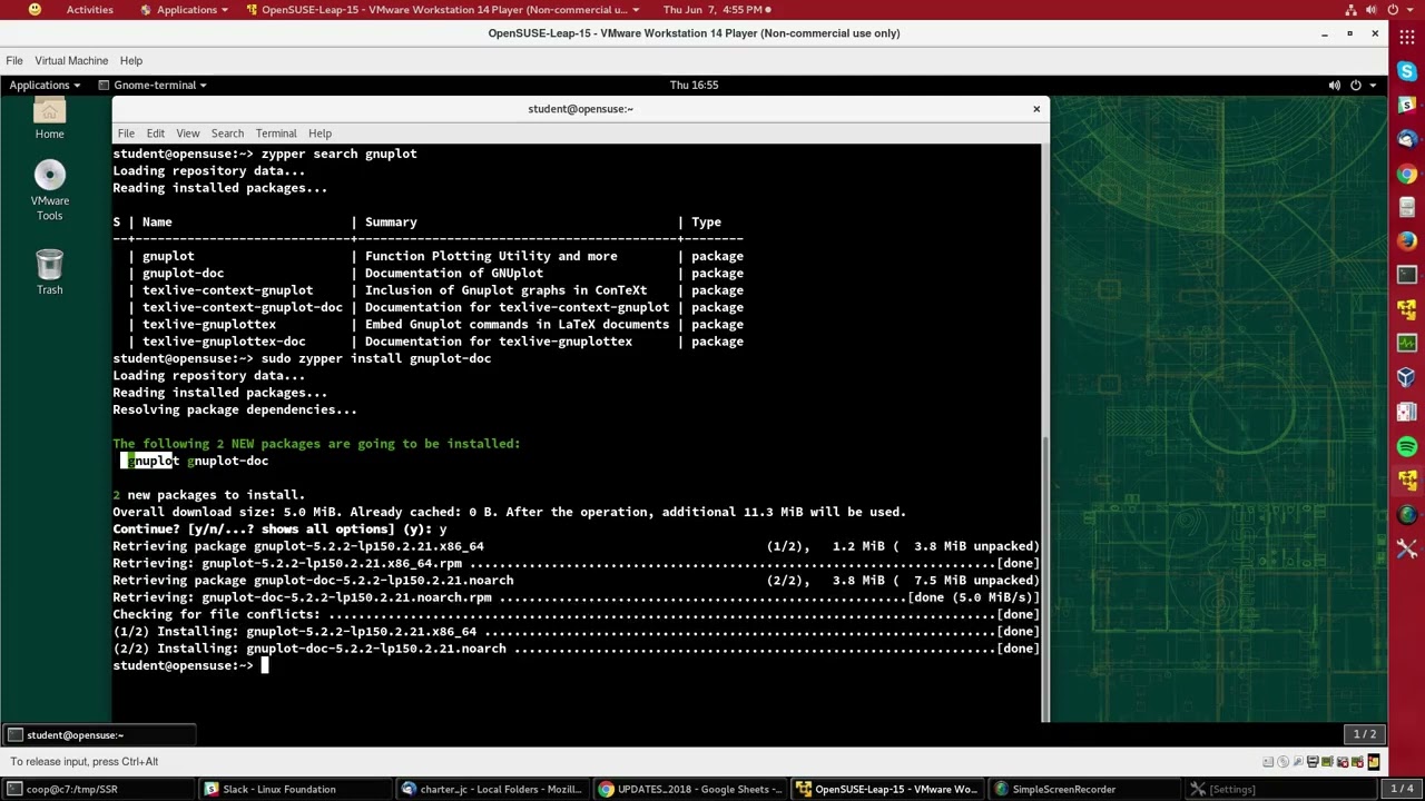 High-Level Package Management with zypper on openSUSE