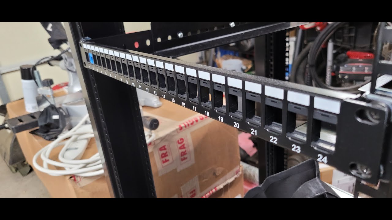 New home Data Center rebuild starting with my cabling and patch panel design