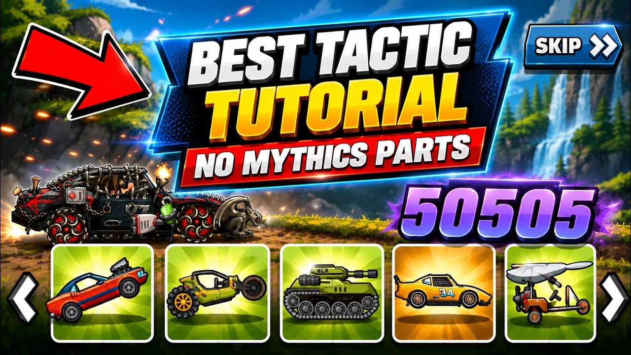 🔥 50505 TUTORIAL 🔥 (Balloom!) - Hill Climb Racing 2