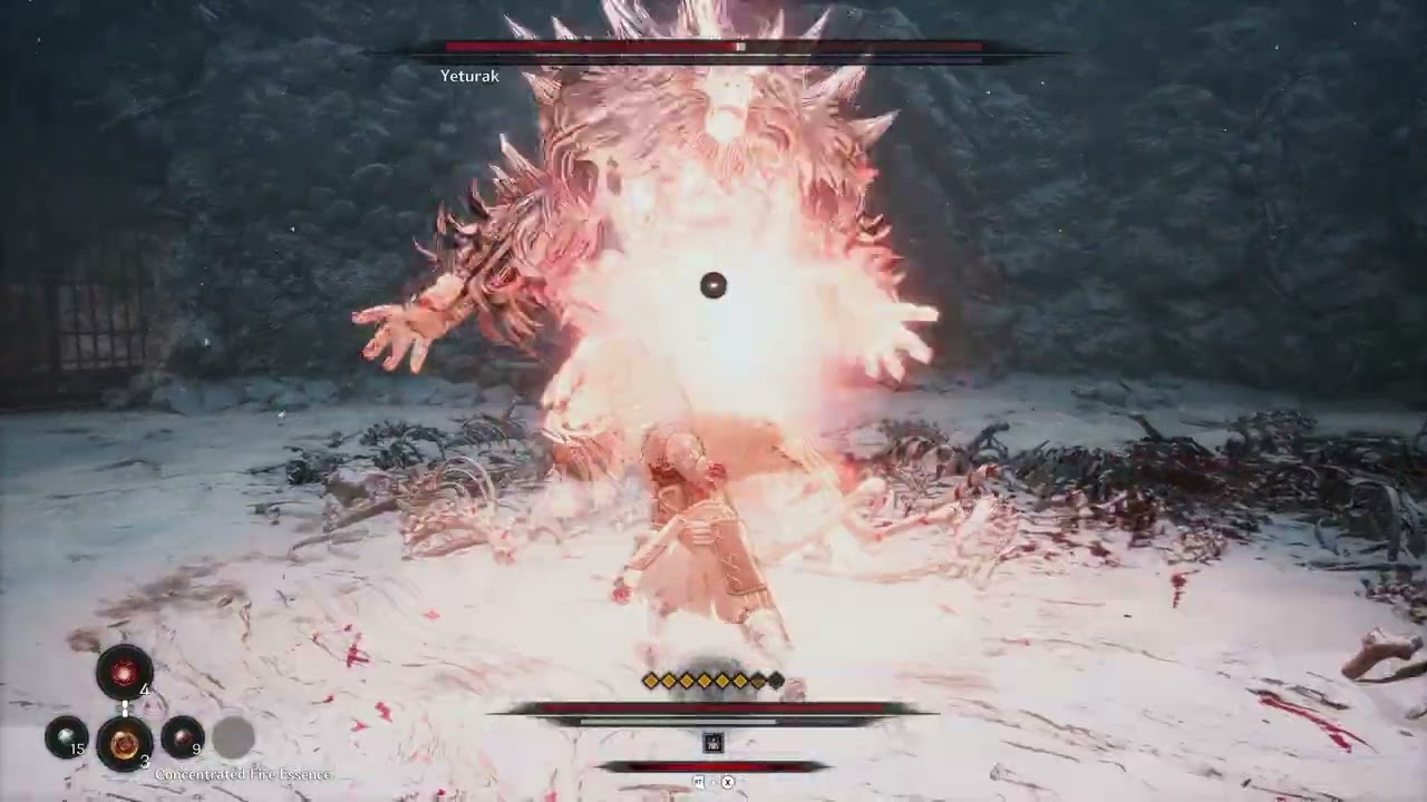 Yeturak Boss Fight in The First Berserker Khazan (Expert Difficulty)