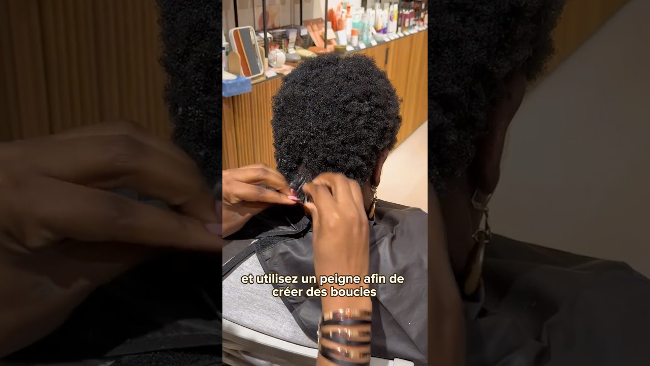 Comment définir ses cheveux crépus 😍 