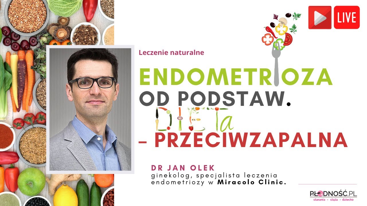 Dieta przeciwzapalna w endometriozie - dr Jan Olek  z Kliniki Miracolo