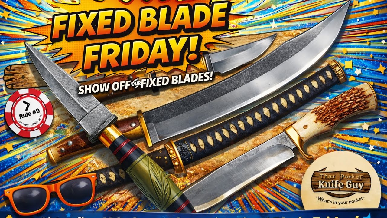It’s Fixed Blade Friday Friends! 