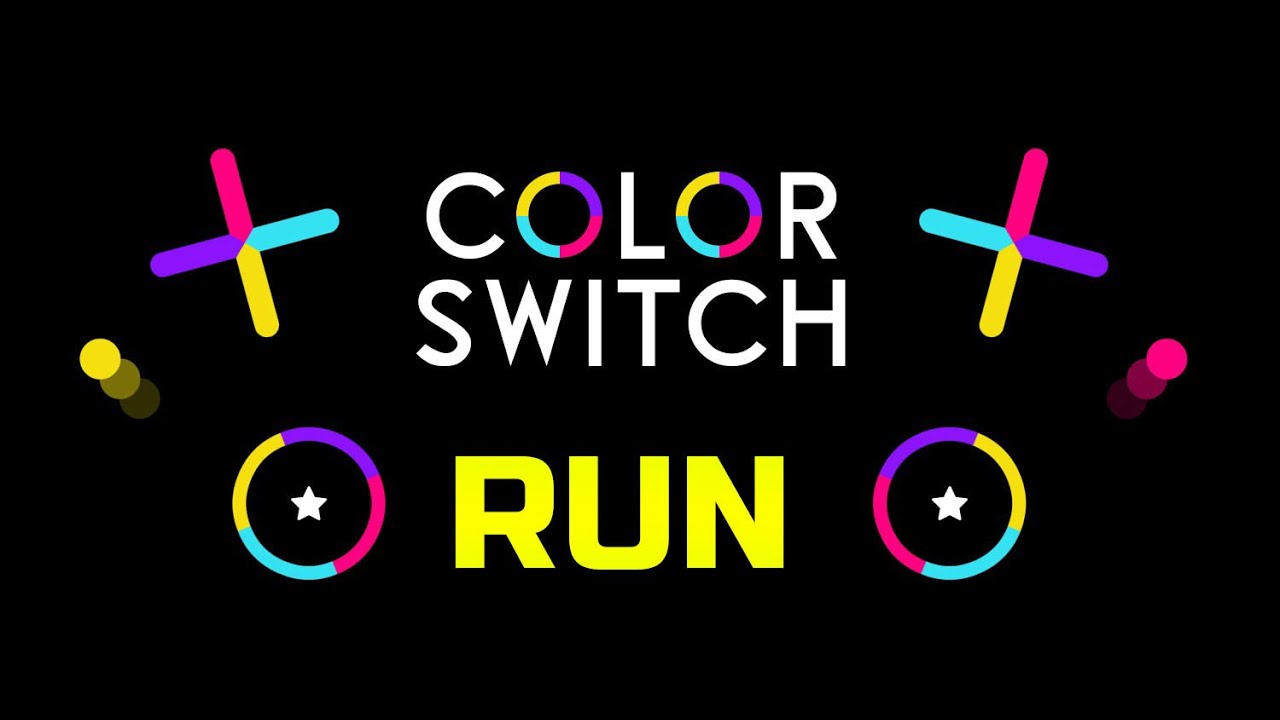 Color Switch Run Level 1 To 100 Full Gameplay
