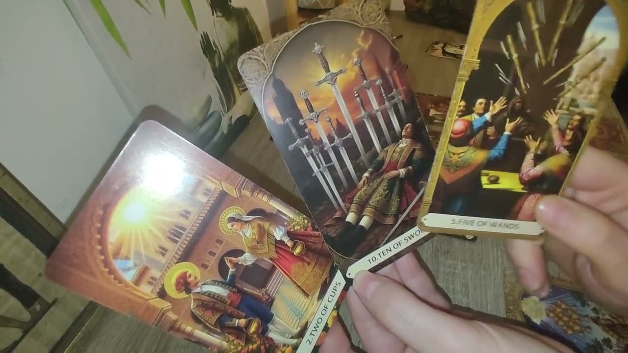 Their karma for hurting you -pick a card