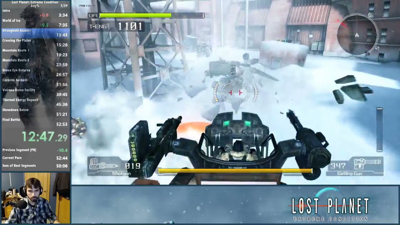 Lost Planet Any% Speedrun in 48:52