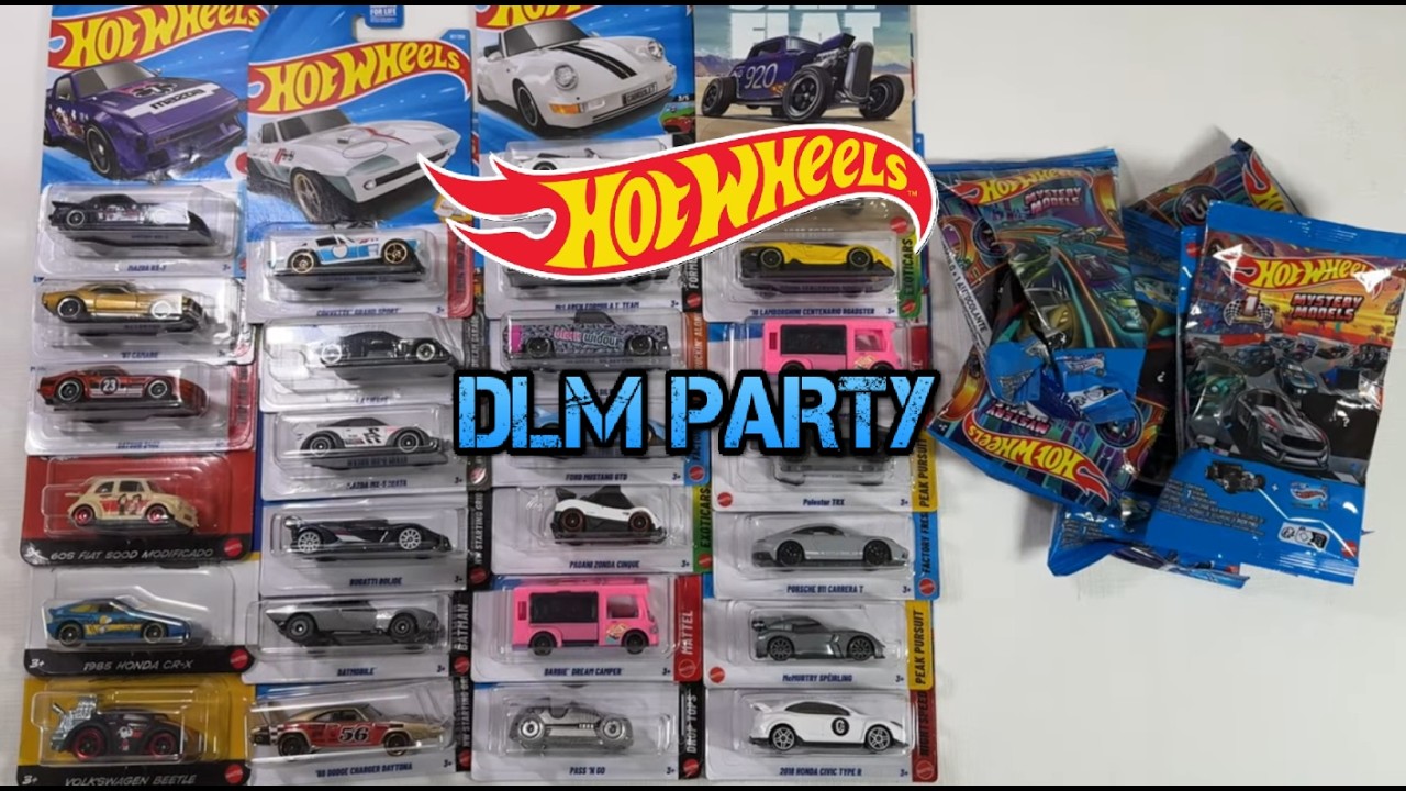 Hot Wheels DLM Party - Lets check out some diecast EP 94