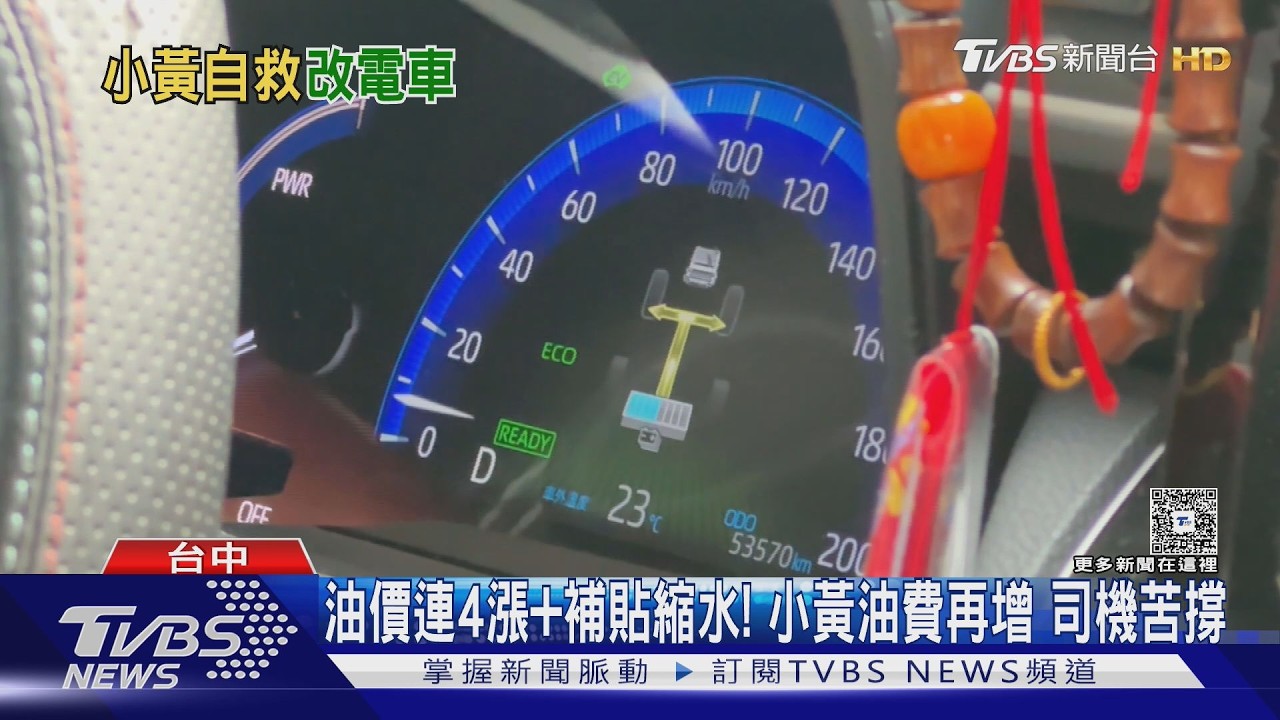 油價連4漲+補貼縮水! 小黃油費再增 司機苦撐 ｜TVBS新聞 @TVBSNEWS01