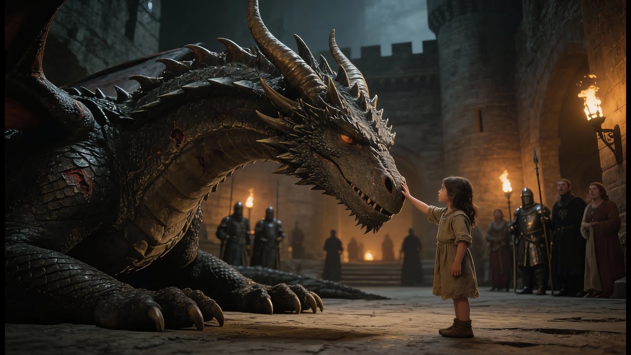 Personne Ne Pouvait Dompter La Bete Du Roi Dragon — Puis Une Petite Fille Fit Quelque Chose