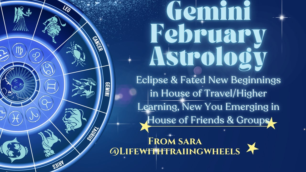 Gemini February 2026 Astrology | Solar Eclipse Being Fated New Beginnings To Your House of Travel