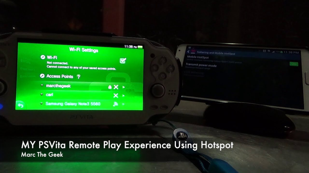 My PSVita Remote Play Experience Using Hotspot