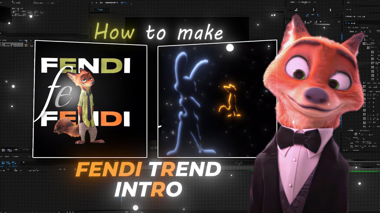 Tutorial on Fendi Intro Style | After Effects tutorial 