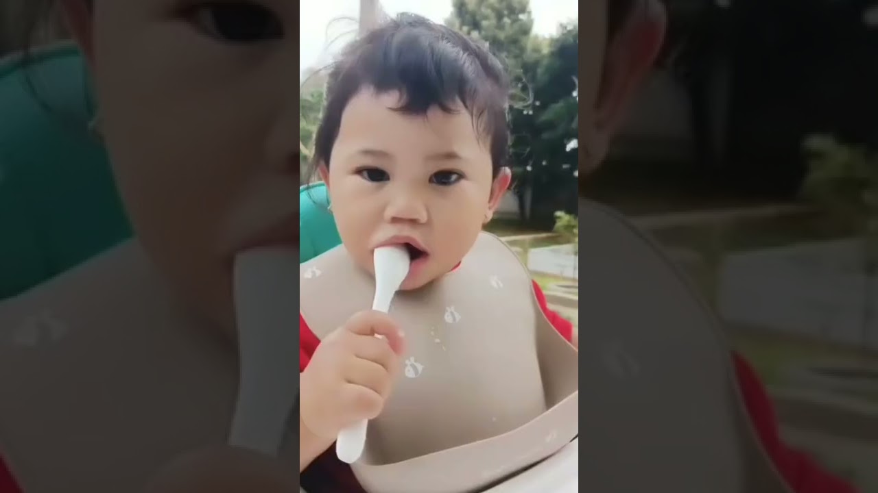 masyaallah 😍|| babies sarapan dlu ya aunty uncle ❤️|| #monicasangels #sahabatangels