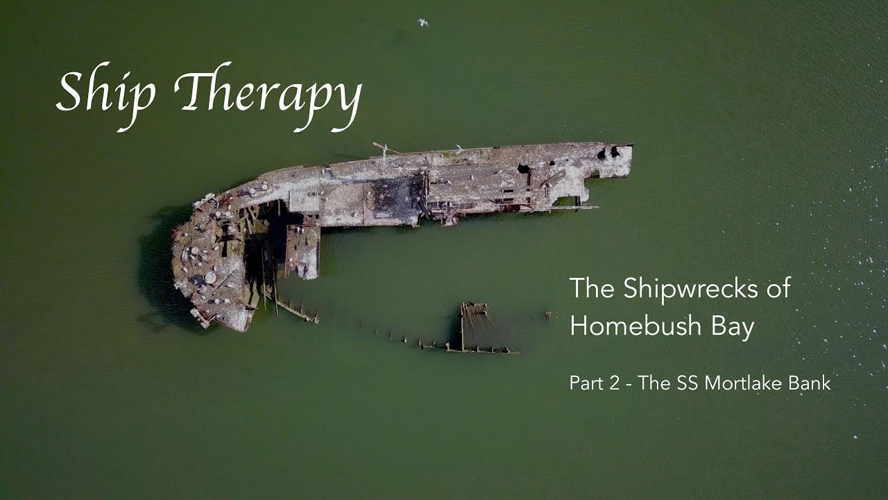 Homebush Bay Wrecks 2:  the SS Mortlake Bank in 4K