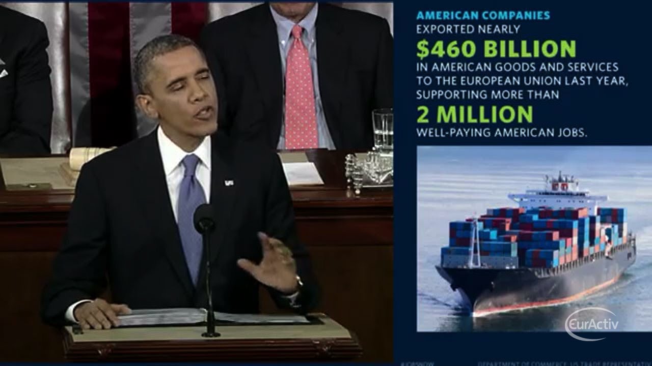 Obama calls for US-EU free trade agreement