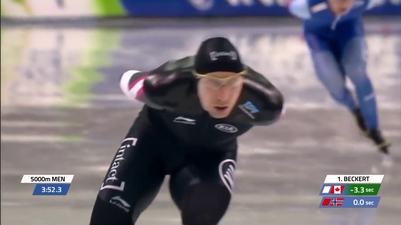 Ted-Jan Bloemen 5000m - 6:01.86 (World Record) - WC4 Salt Lake City 2017/2018