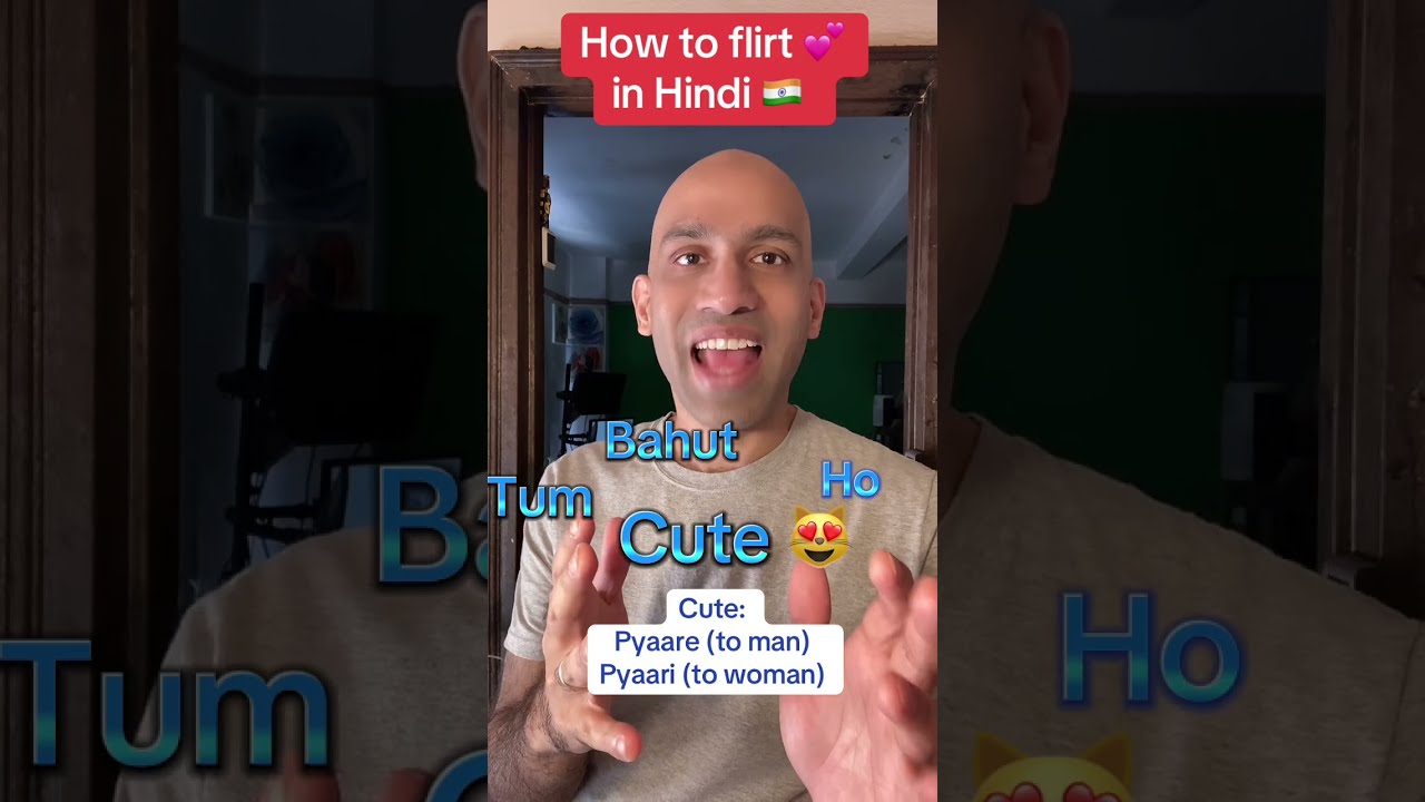Flirting 101 in Hindi #HindiLesson #FlirtingInHindi #LearnHindi #hellohindi  #learnhindi