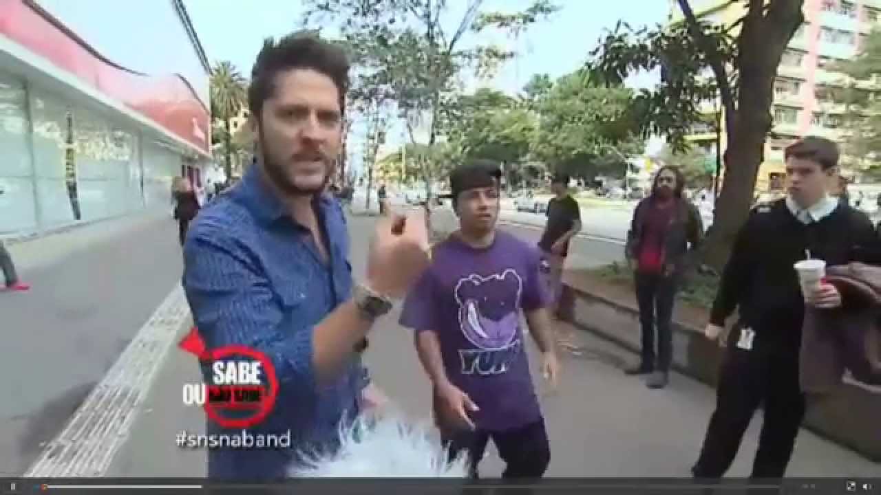 Sabe ou Não Sabe BAND  - B-boy Aranha