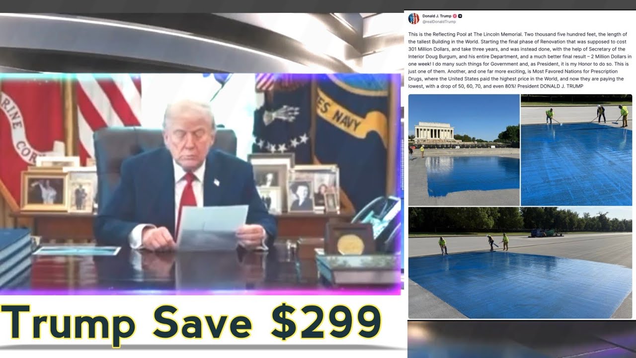 How Trump Saved the Reflecting Pool | $300 Million vs $1 Million