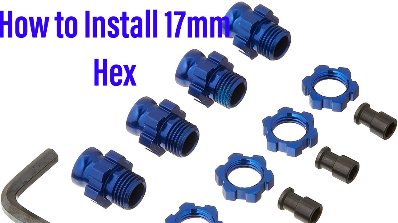 How to Install TRX6856X 12mm to 17mm Hex Adapters