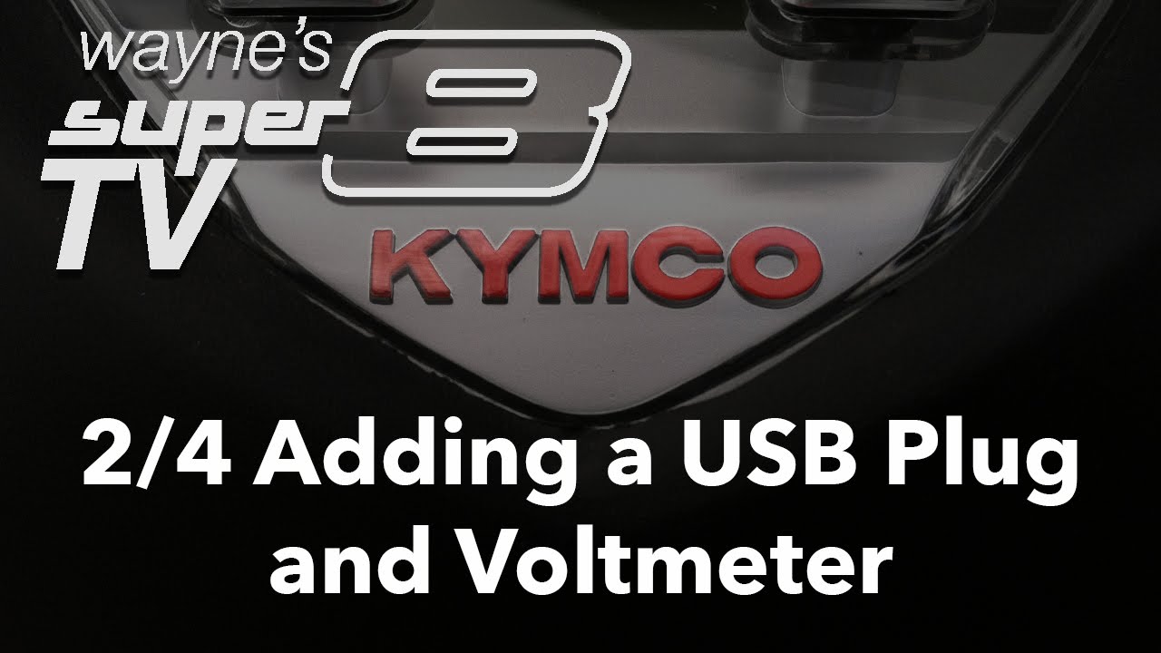 Super8 150   2of4 Adding a USB plug and Voltmeter