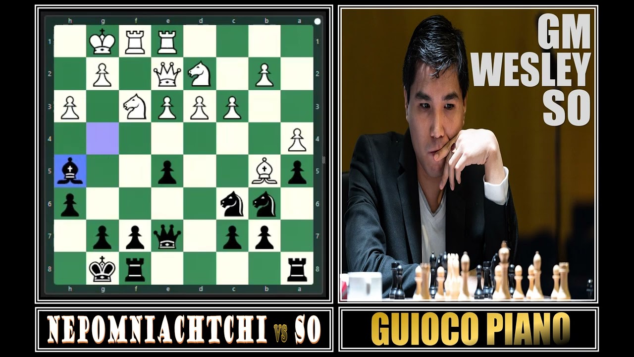 Chess Review: Gm Wesley So - Guioco Piano Opening #chess