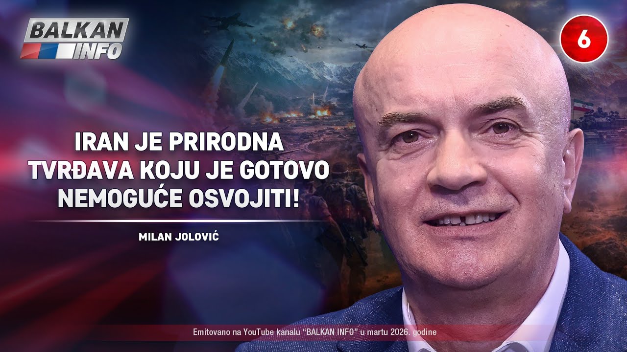 INTERVJU: Milan Jolović – Iran je prirodna tvrđava koju je gotovo nemoguće osvojiti! (15.3.2026)