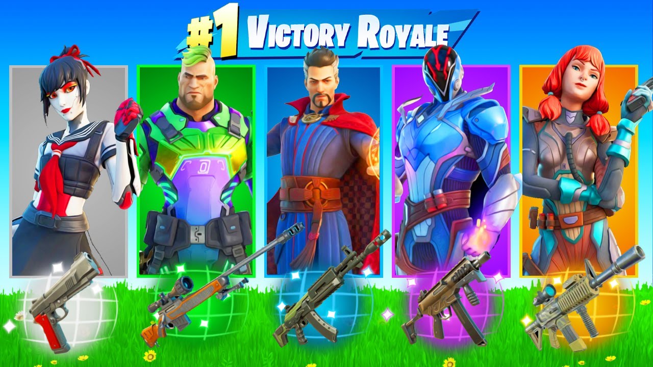 RANDOM BATTLE PASS SKIN CHALLENGE In Fortnite!
