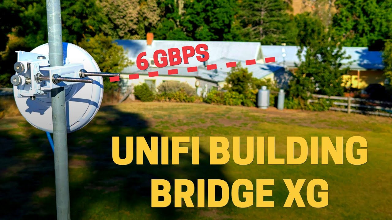 Unifi Building Bridge XG - 6Gbps wireless link!