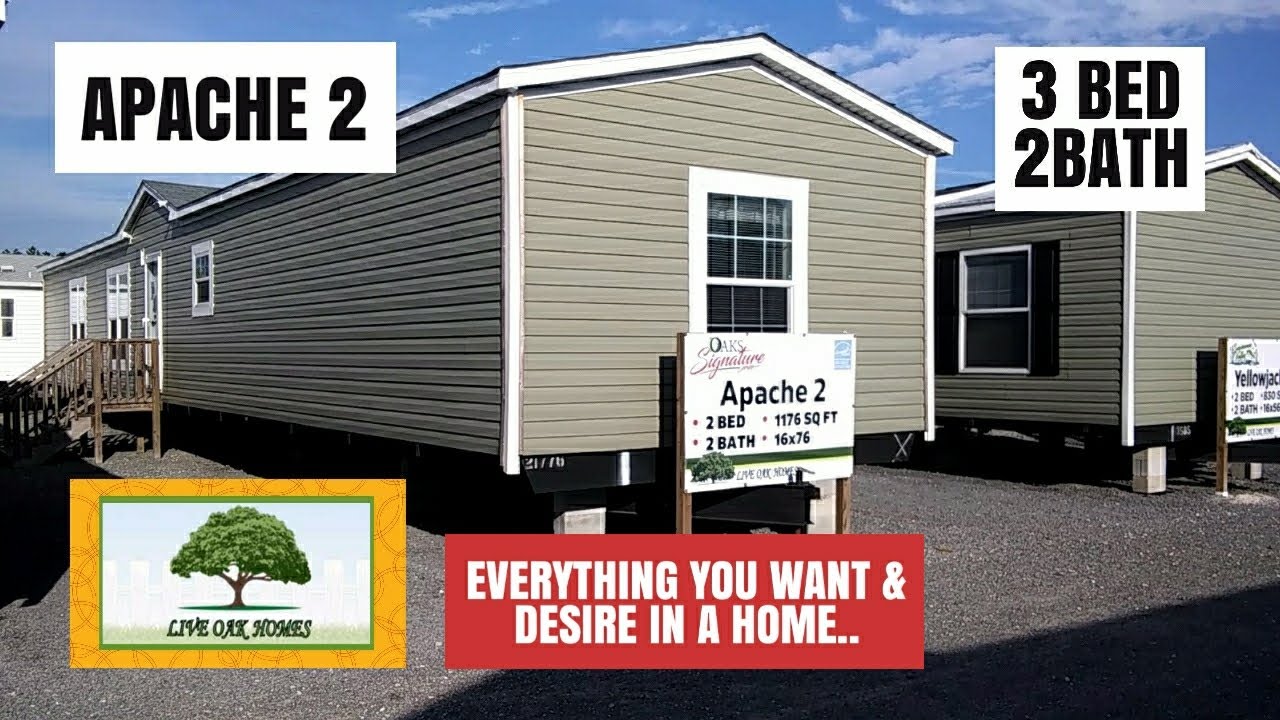 APACHE 2 BY LIVE OAK HOMES SINGLE WIDE 2 BED 2 BATH 1176 SQUARE FEET  | SUBSCRIBER REQUESTED VIDEO |