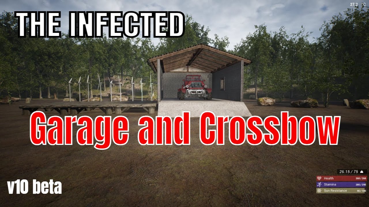 The Infected V10 Beta  Garage, Crossbow and Garbage Bin