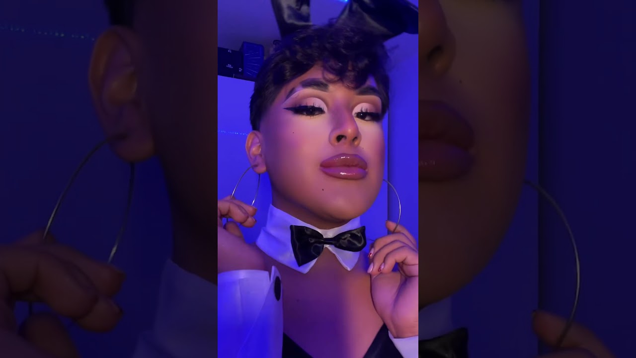 Gender Fluid Transformation: Bunny Inspired Look with Dramatic Makeup
